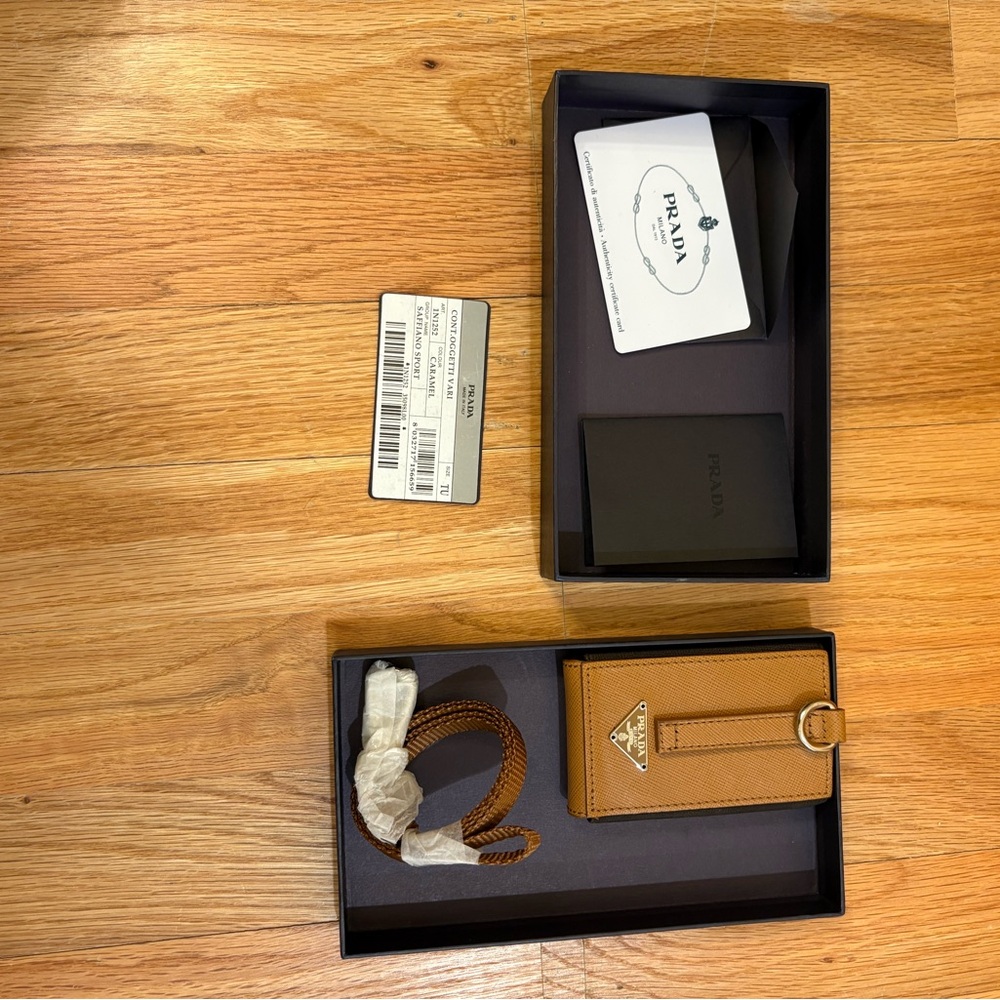 Prada Brown Leather IPod Case